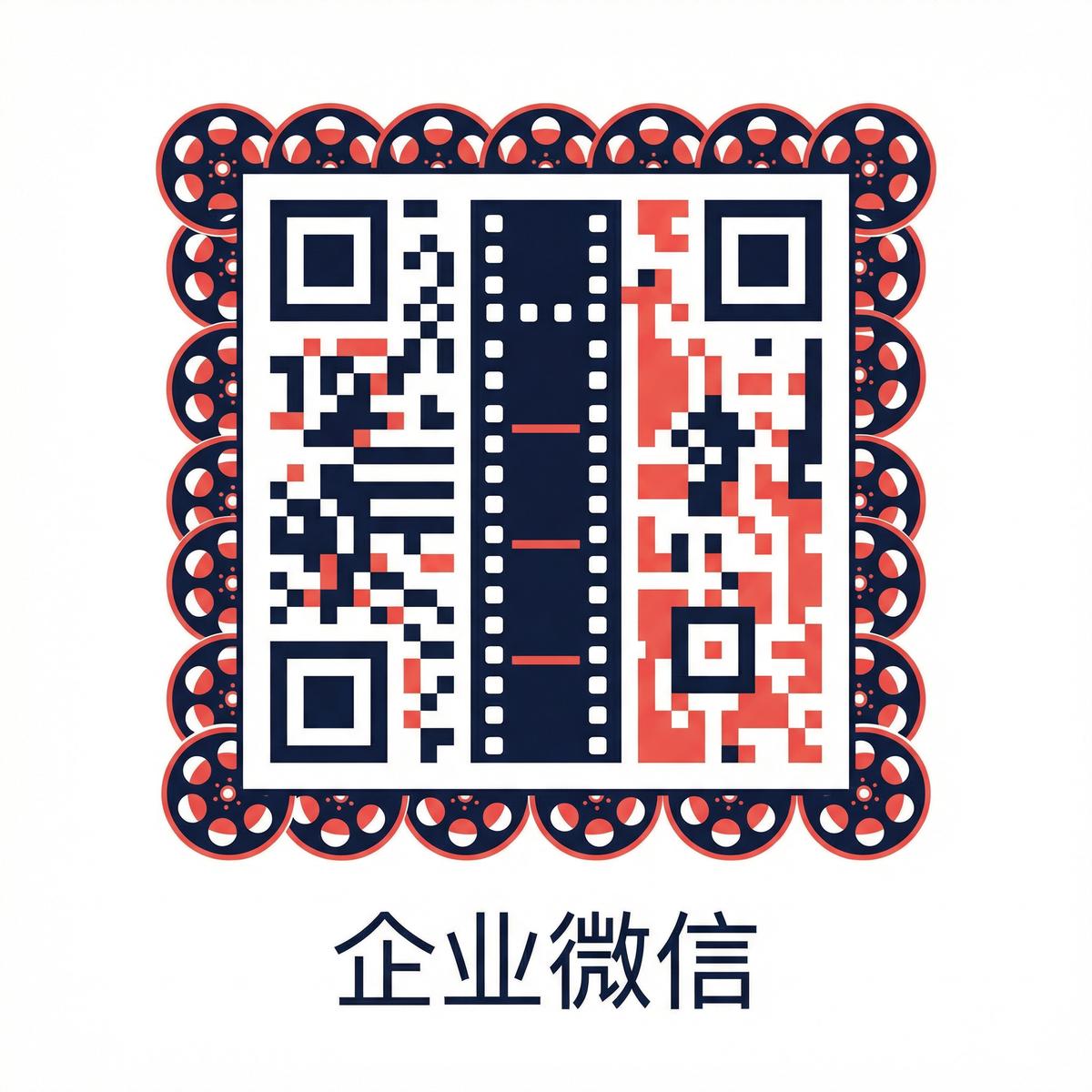 抖音风视频商务合作二维码